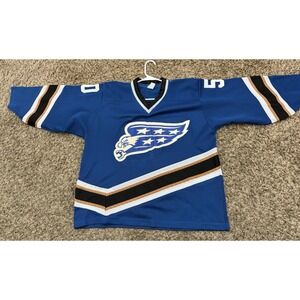 Vintage Unbranded Screaming Eagle Washington Capitals Jersey #50 Mens Size 2XL